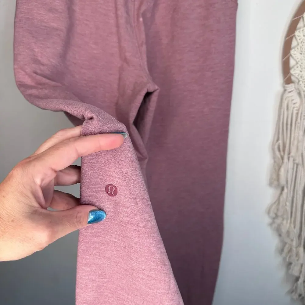 Lululemon At My Leisure Heathered Pink Joggers